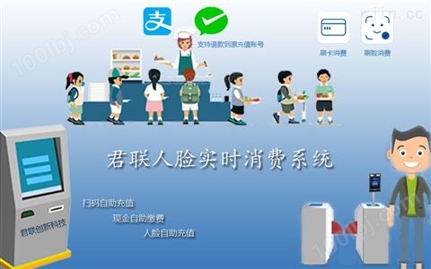 五华人脸售饭系统安装,平远人脸自助充值机