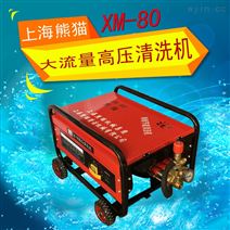 熊猫220V商用大流量高压洗车机工地清洗机