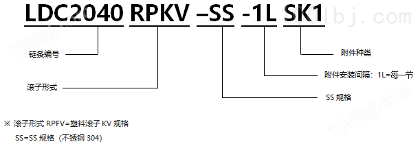 带SK型附件塑料滚子双倍节距链条耐性链 KV规格.png
