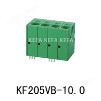 KF205VB-10.0 弹簧式PCB接线端子
