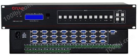 24路自动VGA加音频切换器