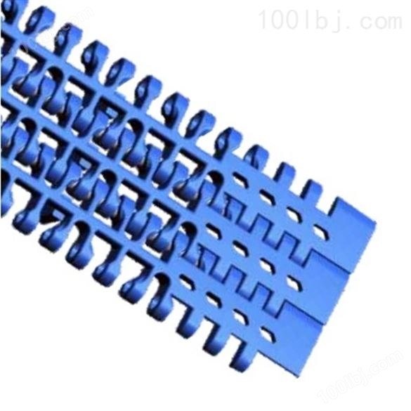 1100平格网链过度系统 15.24节距平格型塑料模块网带链 模组输送带